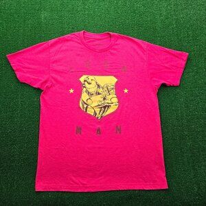 Marvel Iron Man Tshirt Mens Large Red Short Sleeve Graphic Shield‎ Logo Avengers